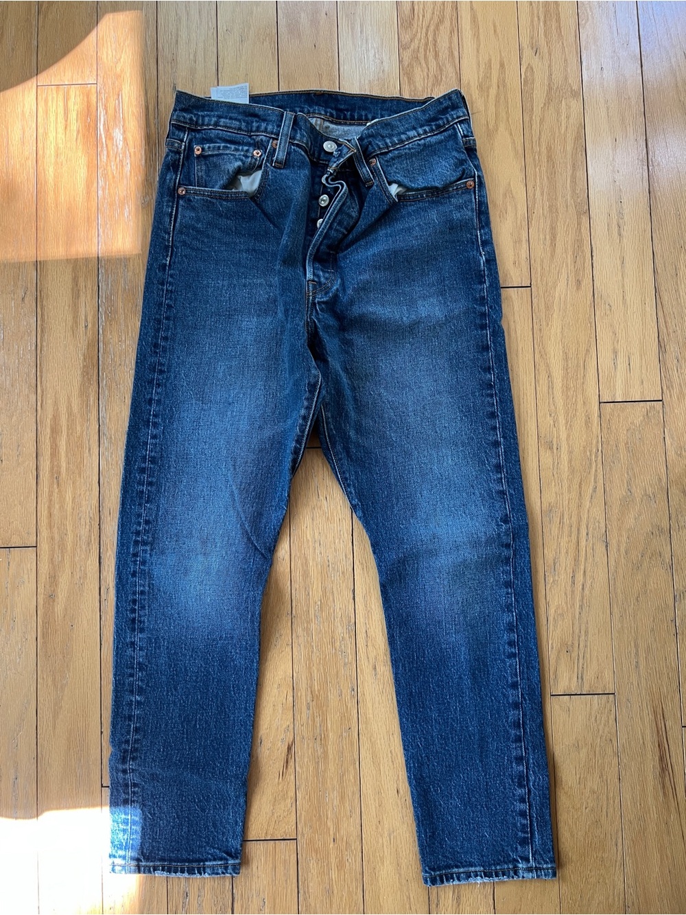 Levi's Women's 501 Skinny Jeans in Dark Blue Wash